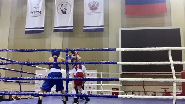 Ошурбеков Фарид (синий) vs Башкирцев Павел. Первенство области средние юноши. Победа спорт. смотреть онлайн