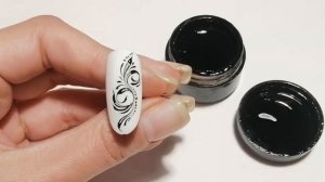 Вензеля для новичков пошагово.⭐ Вензеля на ногтях⭐.