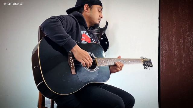 Deep Purple - When a Blind Man Cries | Acoustic Guitar Solo смотреть онлайн