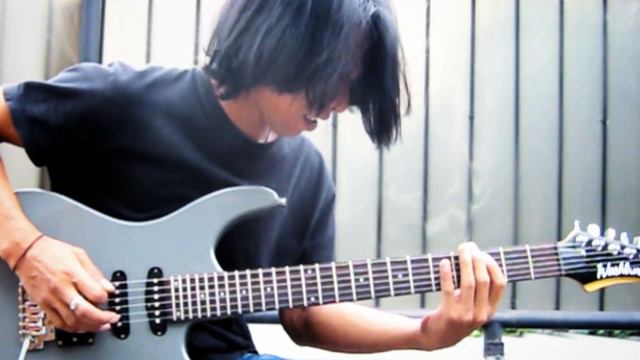 guitar Washburn Rx10 dan efek Behringer Ultrafeedback "18 and life skid Row "cover" смотреть онлайн