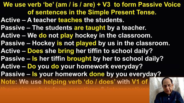 How to use Verb Be in Passive Voice of Simple Present, Past & Future Tenses & Modal Verbs смотреть онлайн