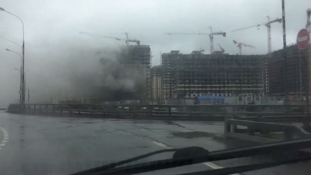 Внуково 2017. Пожар 8 апреля 2017 г. смотреть онлайн