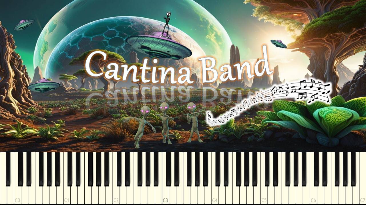 Cantina Band - Star Wars / Звёздные войны (piano tutorial) [НОТЫ + MIDI] смотреть онлайн
