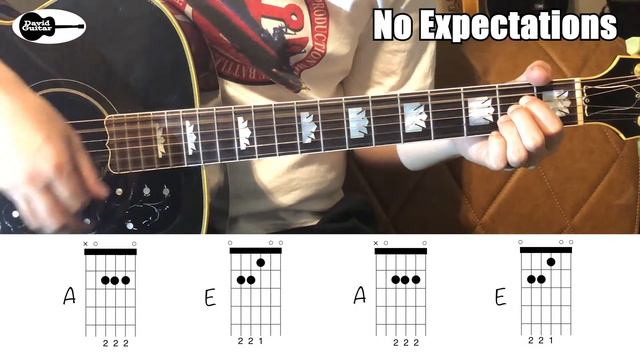 No Expectations The Rolling Stones Guitar Chords смотреть онлайн