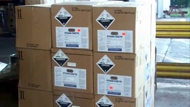 Stain Crete и  Clear Seal отправлен в Россию