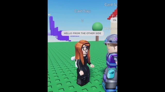 Trolling people in i cant say the letter part 1 ||roblox смотреть онлайн