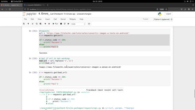 WEB SCRAPPING BeautifulSoup: ERRORS with Try Except #4 смотреть онлайн