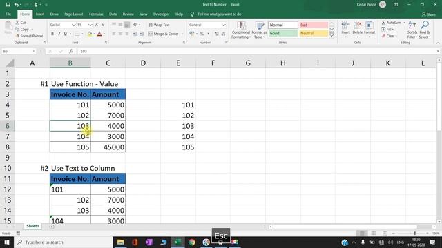 Excel Hack #1 | 4 Simple Ways to Convert Text To Number смотреть онлайн
