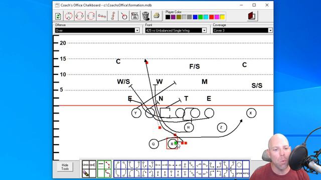 Unbalanced Single Wing inThe Pistol Power Offense System смотреть онлайн