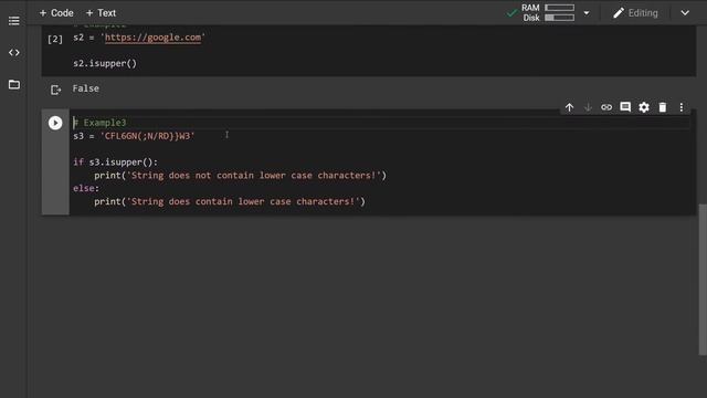 Python isupper() string method смотреть онлайн