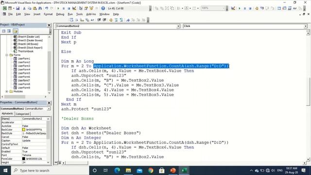 DTH STOCK MANAGEMENT SYSTEM IN EXCEL || stock control management system in excel смотреть онлайн
