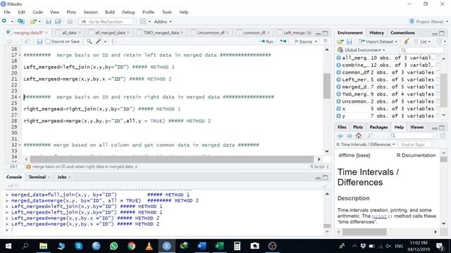 merge /join datasets by column in R смотреть онлайн