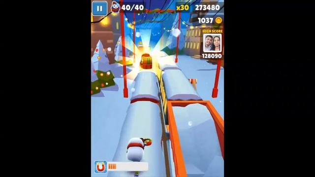 Subway Surfers: Winter Holiday (Wordy Weekend "Buddy") Game Play On IPad смотреть онлайн
