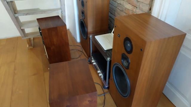 JBL L100 vs JBL L100T sound comparison, Marantz PM4, Clapton - Born Under Bad Sign, Crossroads смотреть онлайн