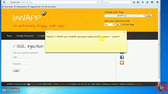 How To Bypass Sql Injection Login Page ? смотреть онлайн