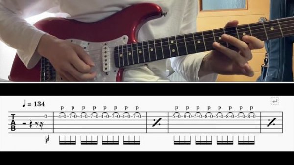 [TAB譜] Thunderstruck/AC/DC Guitar riff [ギター]