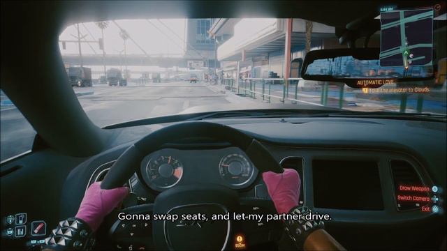CYBERPUNK 2077 - Test driving the Dodge Challenger SRT Demon смотреть онлайн