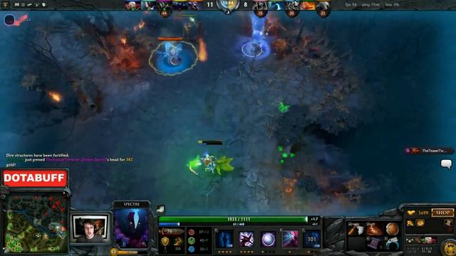 Dota 2 Purge plays Spectre - stream смотреть онлайн
