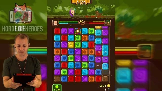 Horde of Heroes - Free Matchy RPG Like 10000000 смотреть онлайн