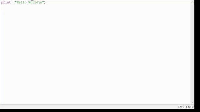 "Hello World" en langage Python 3 смотреть онлайн