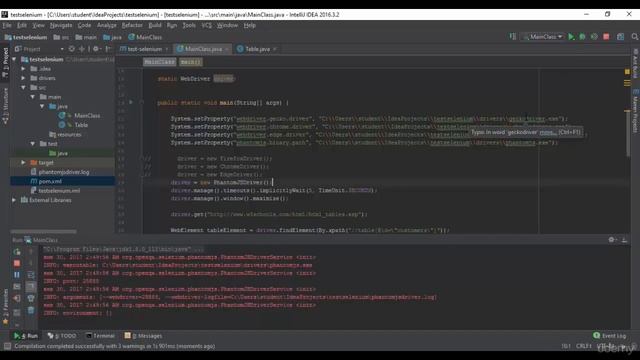 62 - Selenium WebDriver Java - Запуск тестов без запуска браузера. PhantomJS (сборка веб-Git без UI смотреть онлайн