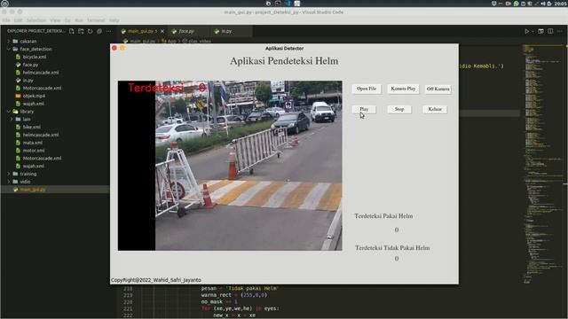 OpenCV Python Detection Helmet Bike Haar Cascade Classifier смотреть онлайн