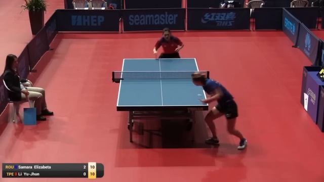 Elizabeta Samara vs Li Yu-Jhun | 2019 ITTF Challenge Croatia Open (R64) смотреть онлайн