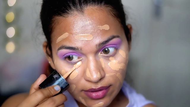 ശവനാറി🌸🌸🌸 Flower Inspired makeup Look സീരീസ് || one brand WET n WILD ||Lavender eye makeup look смотреть онлайн