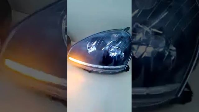 Фары Приора + лента ДХО с бегающим поворотником смотреть онлайн