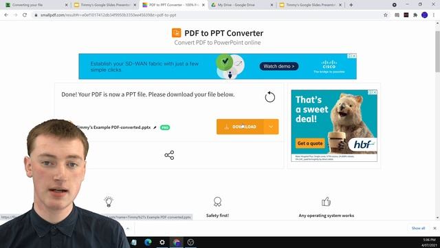How To Open A PDF In Google Slides смотреть онлайн