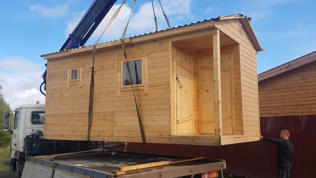 Легкая погрузка и разгрузка бани