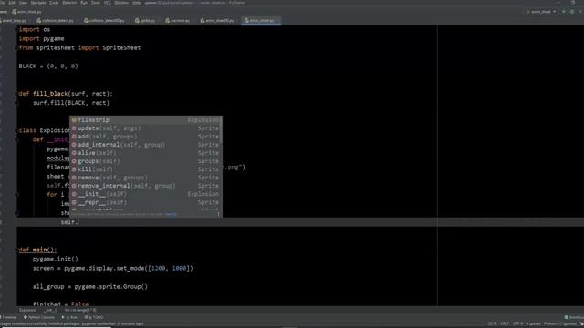 Python Games - Animating Spritesheets смотреть онлайн
