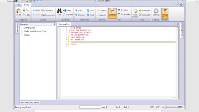 HOW TO USE STAAD Editor In STAAD Pro смотреть онлайн
