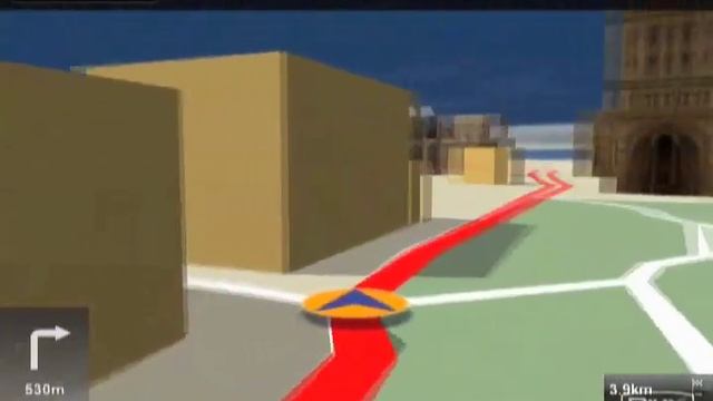 3D Navigation maps accelerated with OpenGL ES 2.0. смотреть онлайн