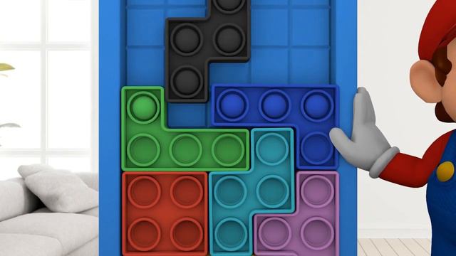 Push Pop Bubble TETRIZ Puzzle смотреть онлайн