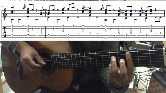 【TAB】Fly Me To The Moon(Fingerstyle Guitar) смотреть онлайн