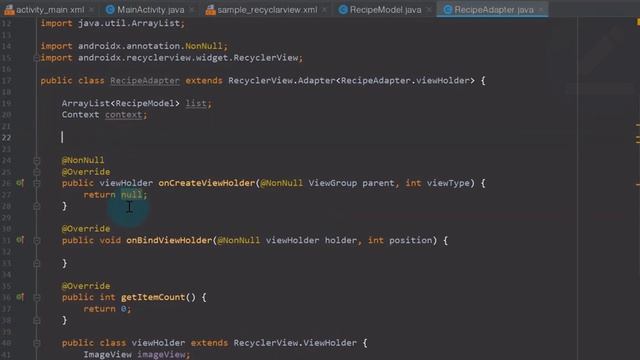 RecyclerView Adapter - RecyclerView Tutorial #6 смотреть онлайн