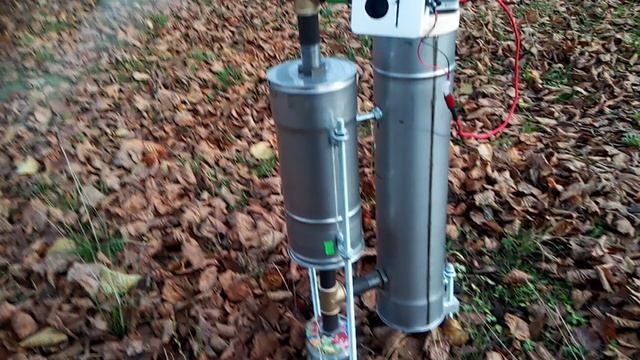 Дымогенератор. Испытание на время (1 литр щепы, 35 минут) смотреть онлайн