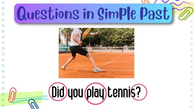 Questions in Simple Past (for children) смотреть онлайн