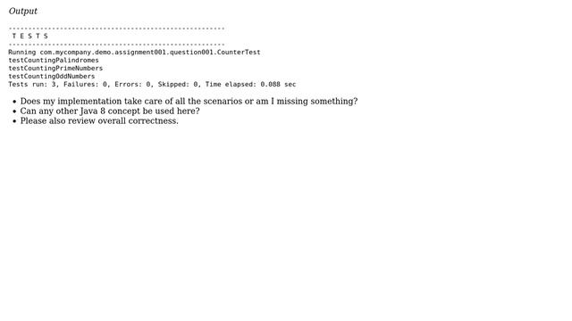 Code Review: Count elements in a collection based on a condition [Java 8] смотреть онлайн