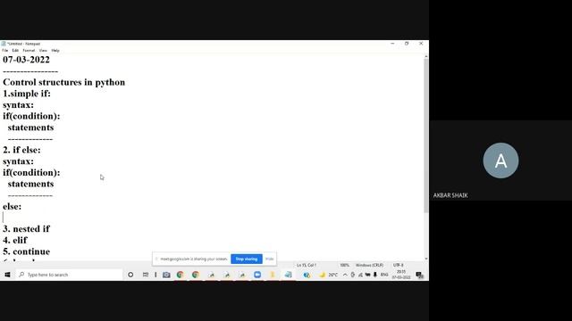 Core Python Class : 16 смотреть онлайн