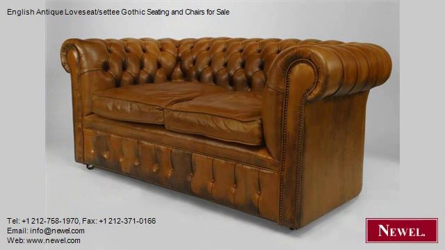 English Antique Loveseat/settee Gothic Seating and Chairs смотреть онлайн