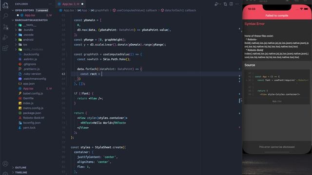 How to build Animated D3 Bar Charts with React-Native Skia смотреть онлайн