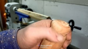 Первое точение на Станке токарном по дереву БЕЛМАШ WL-350/1100VS