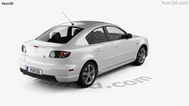 Mazda 3 sedan S 2005 3D model by Hum3D.com смотреть онлайн