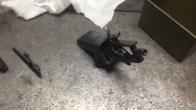 Холодное воронение ИЖ-58М средством Ballistol смотреть онлайн