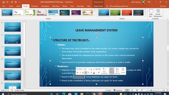 PPT - Leave Management System Project | Presentation - Leave Management System | PPT in Hindi смотреть онлайн