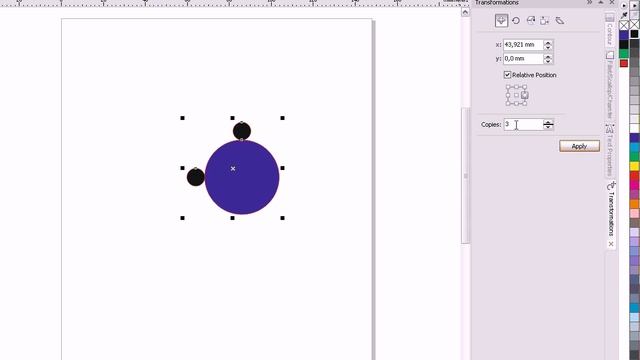 CorelDraw дублирование объектов смотреть онлайн