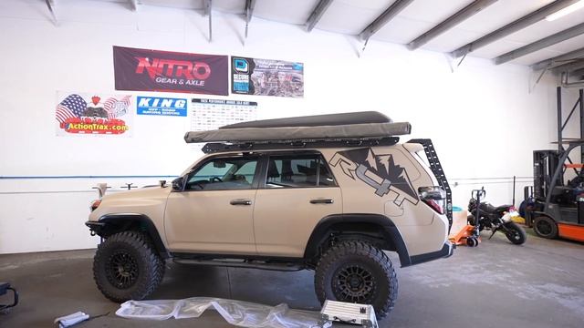 How To Mount An Awning And A Big Tent On A 5th Gen 4Runner Roof Rack!