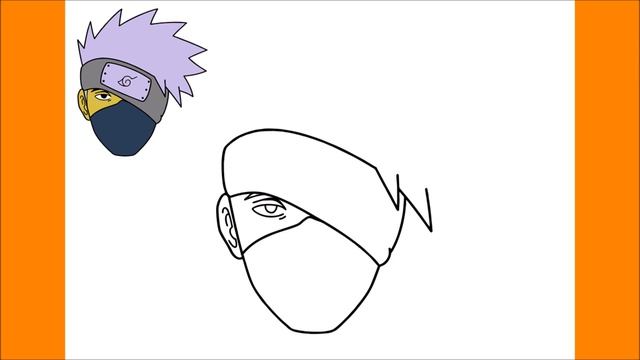 HOW TO DRAW KAKASHI (NARUTO)